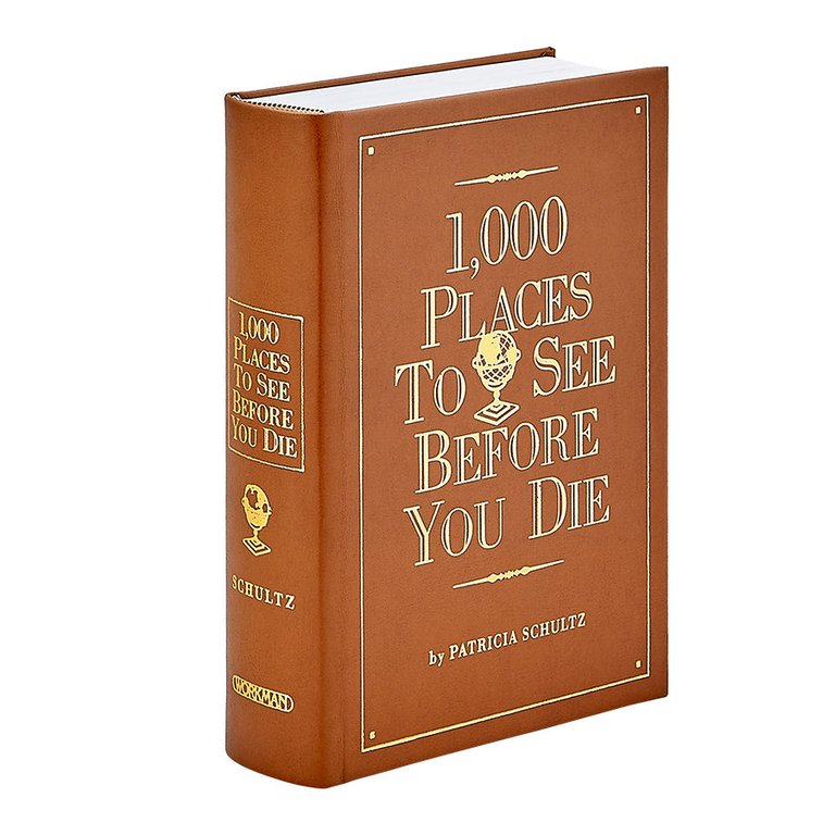 1,000 Places to See Before You Die - Special Leather Edition 