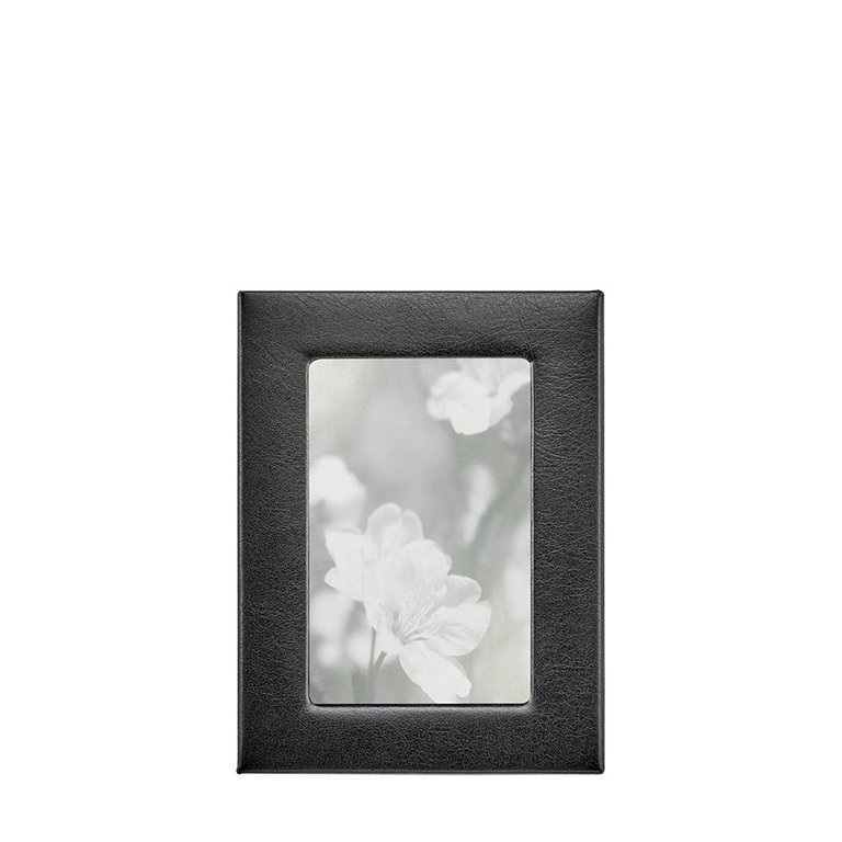 4" X 6" Leather Studio Frame - Black