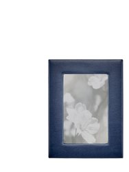 4" X 6" Leather Studio Frame - Blue