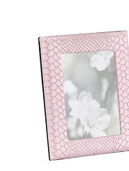 5" x 7" Leather Profile Studio Frame - Petal Pink