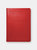 7" Leather Desk Address Book - Red