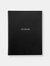 9" Hardcover Leather Journal - Black