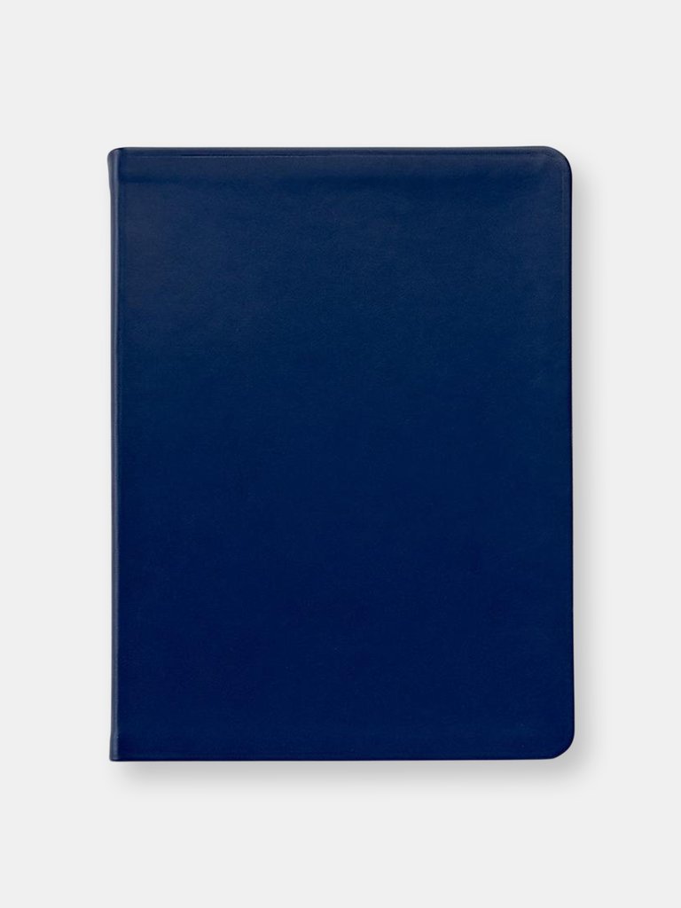 9" Leather Flexible Cover Journal - Blue