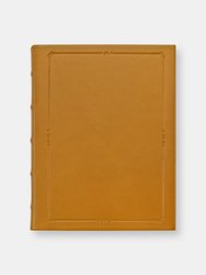 9" Leather Hardcover Journal - British Tan