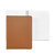 9" Leather Wire-O-Notebook - Tan