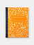 Composition Notebook - Special Leather Edition  - Neon Orange/Gold