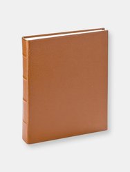 Junior Leather Bound Album - Saddle