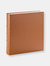 Large Ring Clear Pocket Album - Leather - Saddle