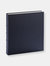 Large Ring Clear Pocket Album - Leather - Navy