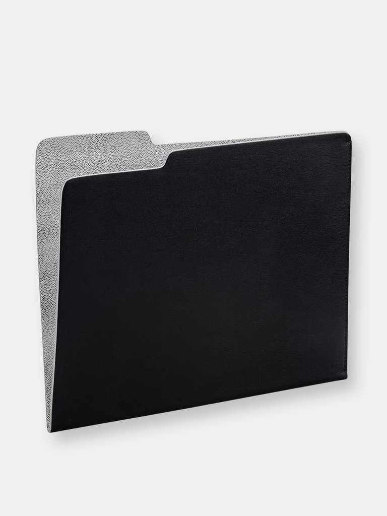 Leather Carlo File Folder