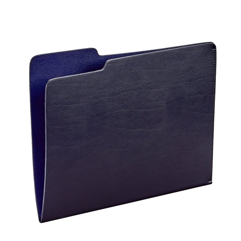 Leather Carlo File Folder