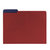 Leather Carlo File Folder - Red