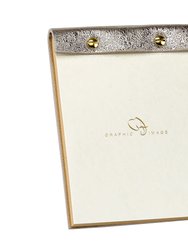 Leather Desk Notepad - Rose Gold