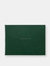 Leather Guest Book  - Green