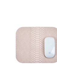 Leather Mouse Pad - Petal Pink