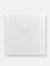 Leather Wedding Journal - White