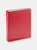 Medium Ring Clear Pocket Album - Leather - Red