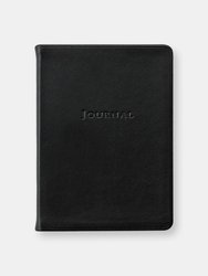 Medium Travel Journal - Special Leather Edition  - Black