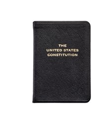 Mini United States Constitution - Special Leather Edition  - Black