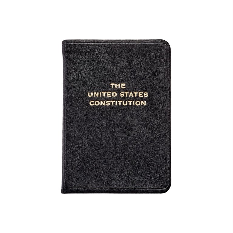 Mini United States Constitution - Special Leather Edition  - Black