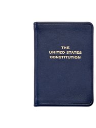 Mini United States Constitution - Special Leather Edition  - Navy