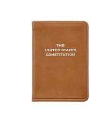 Mini United States Constitution - Special Leather Edition  - British Tan