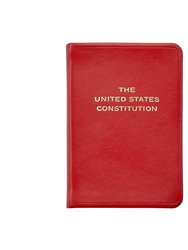 Mini United States Constitution - Special Leather Edition  - Red