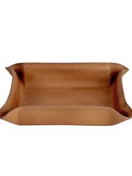 Moldable Leather Catchall - Tan