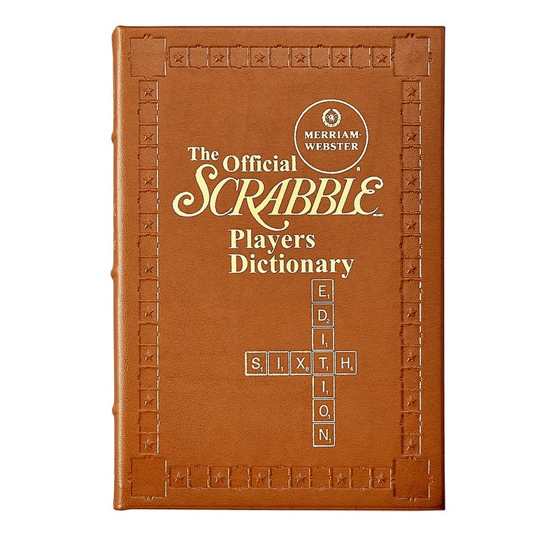 Scrabble Dictionary - Special Leather Edition  - Tan