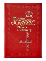 Scrabble Dictionary - Special Leather Edition  - Red