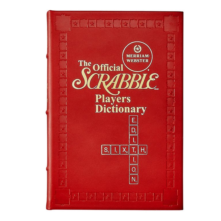 Scrabble Dictionary - Special Leather Edition  - Red