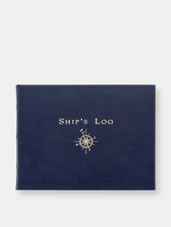 Ship's Log - Special Leather Edition  - Navy
