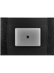 Small Leather Blotter - Black