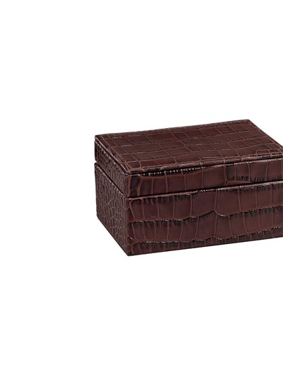 Graphic Image Small Leather Box product