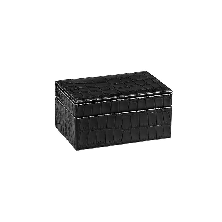 Small Leather Box - Black