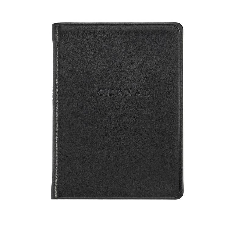 Small Leather Journal - Black