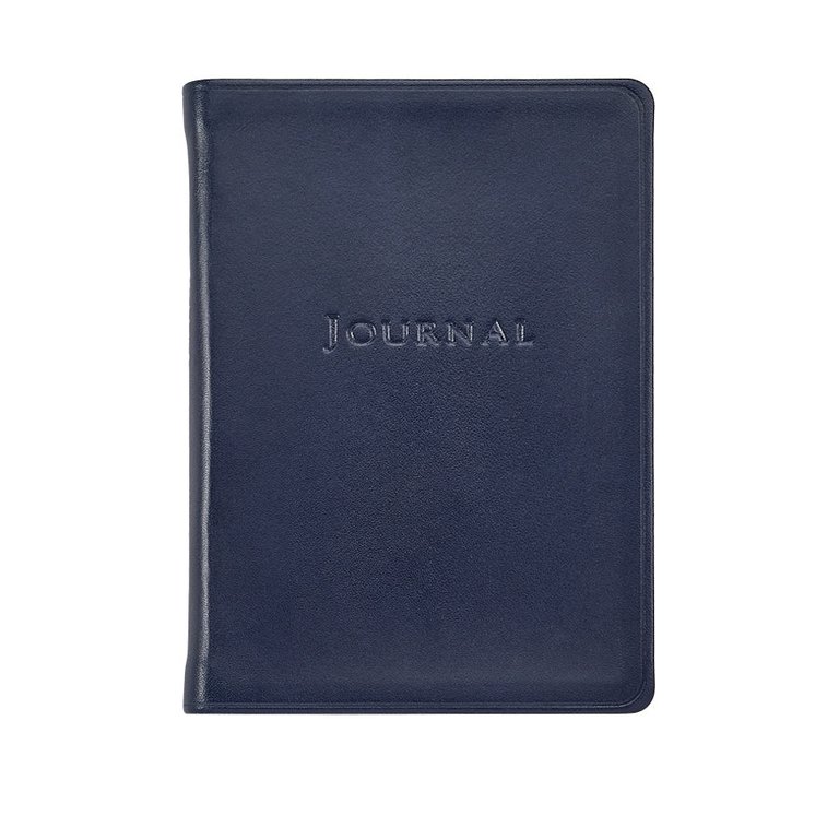 Small Leather Journal - Blue