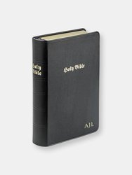 The Holy Bible - Black Leather Cover