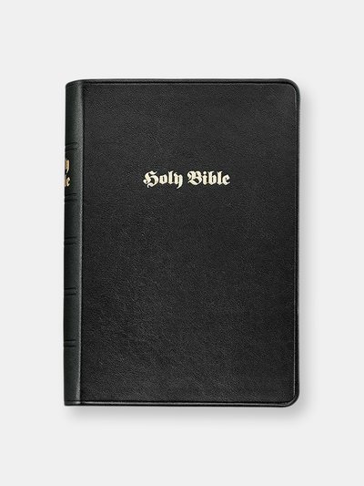 Graphic Image The Holy Bible - Black Leather Cover product
