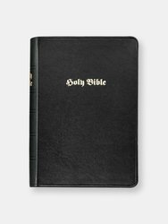The Holy Bible - Black Leather Cover