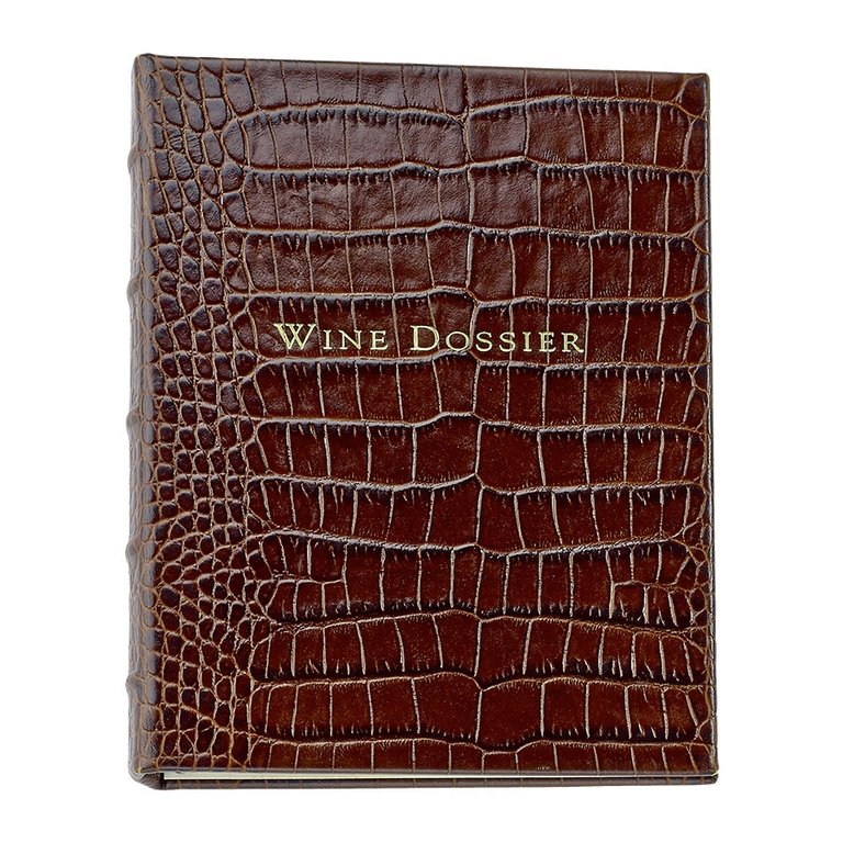 Wine Dossier - Special Leather Edition  - Brown