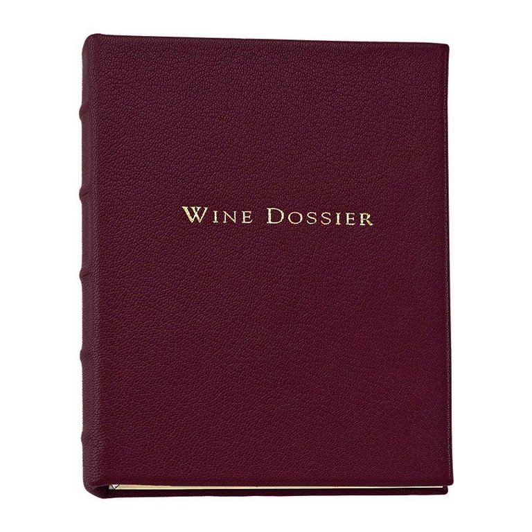 Wine Dossier - Special Leather Edition  - Garnet