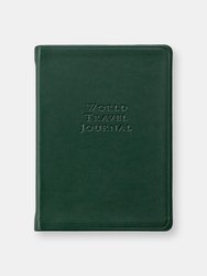 World Travel Journal - Special Leather Edition - Green