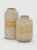 Bohemian Ceramic Vases, Set Of 2 - Beige