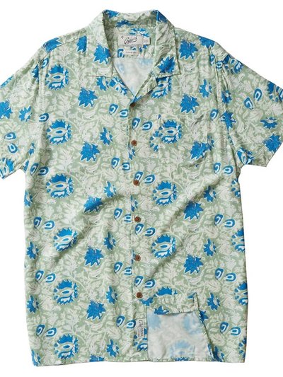 Grayers Men Vintage Hawaiian Batik Print Shirt product
