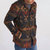 Southwestern Stonewashed Shirt Jacket - Navy/Rust