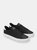 The Royale Knit Sneaker - Black/White