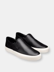The Wooster Leather Sneaker - Nero