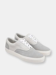 The Wooster Oxford Suede Sneaker - Light Grey/Grey
