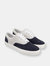 The Wooster Oxford Suede Sneaker - Light Grey/Navy